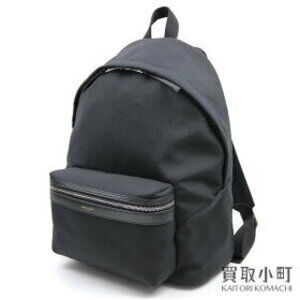 Saint Laurent Paris City Backpack Black Canvas Hunt